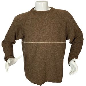 Patagonia Wool Crewneck Brown Sweater